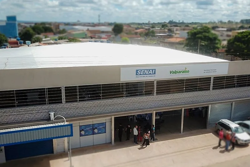 Funcionando em novo endereço, no bairro Jardim Céu Azul, o SENAI oferta diversos cursos gratuitos. Foto: SECOM-PMVG.