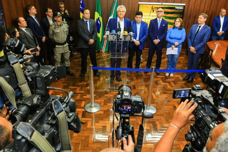 Governador Ronaldo Caiado anuncia nomeação de 1.678 novos servidores: 1.363 policiais militares e 315 professores (Fotos: Wesley Costa)