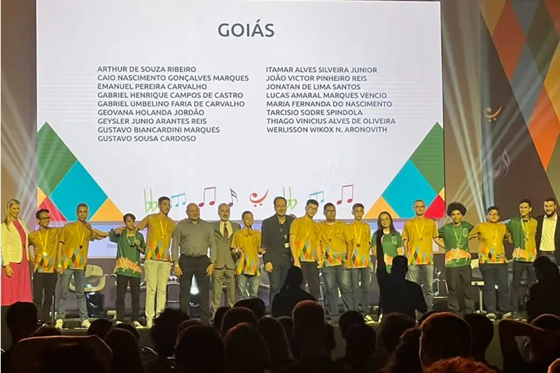 17ª Olimpíada Brasileira de Matemática das Escolas Públicas (OBMEP), em Florianópolis, premia 100 estudantes de Goiás. Foto: Divulgação/Seduc-GO.