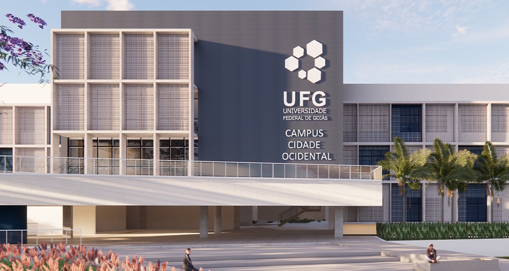 imagem: UFG - Universidade Federal de Goiás - Campus Cidade Ocidental.