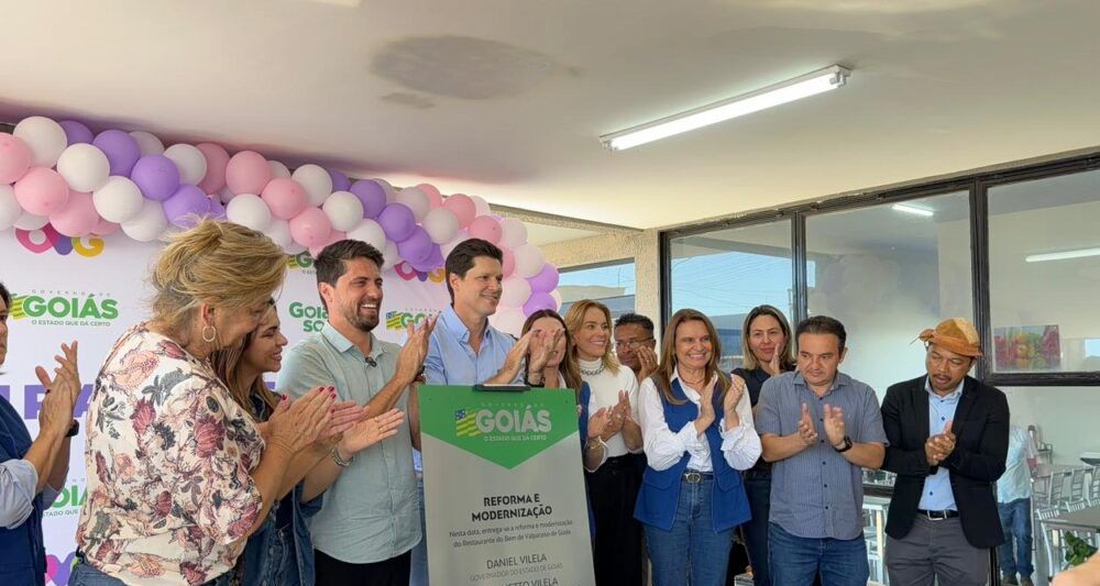 Autoridades inauguram novo Restaurante do Bem durante aniversário de 31 anos de Valparaíso de Goiás.