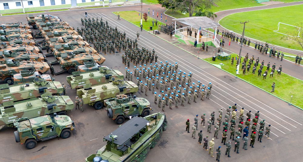 Militares durante treinamento do Exercício Formosa 2026 em Goiás e no Distrito Federal