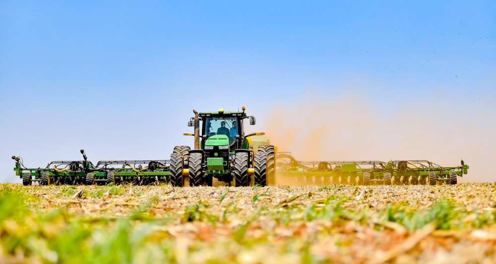 Lavoura agrícola no Cerrado goiano representa a força do agronegócio na economia de Goiás.